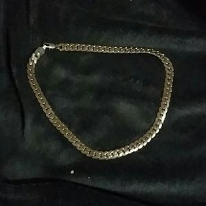 Men's silver necklace
